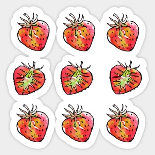 Strawberries Sticker